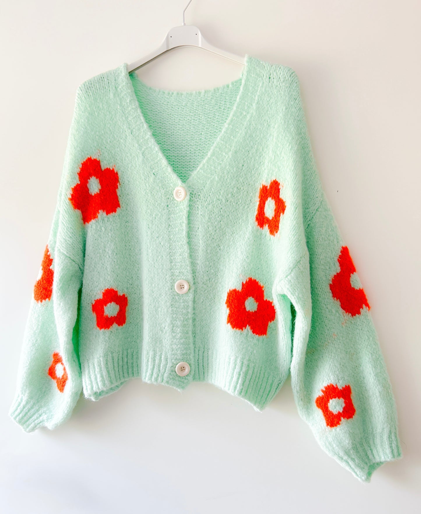 Vest - Flower mintgroen