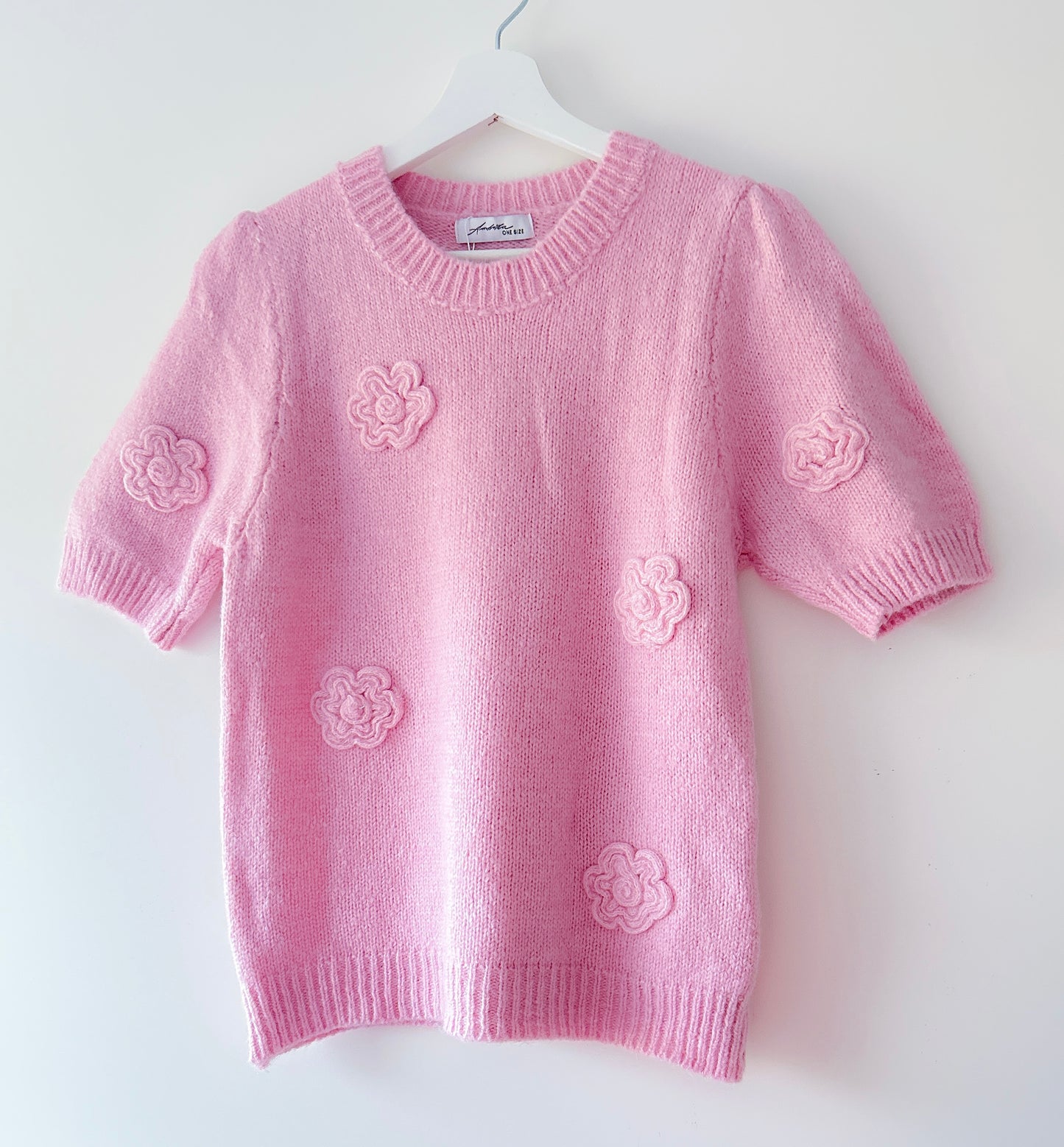 Trui - Floral roze