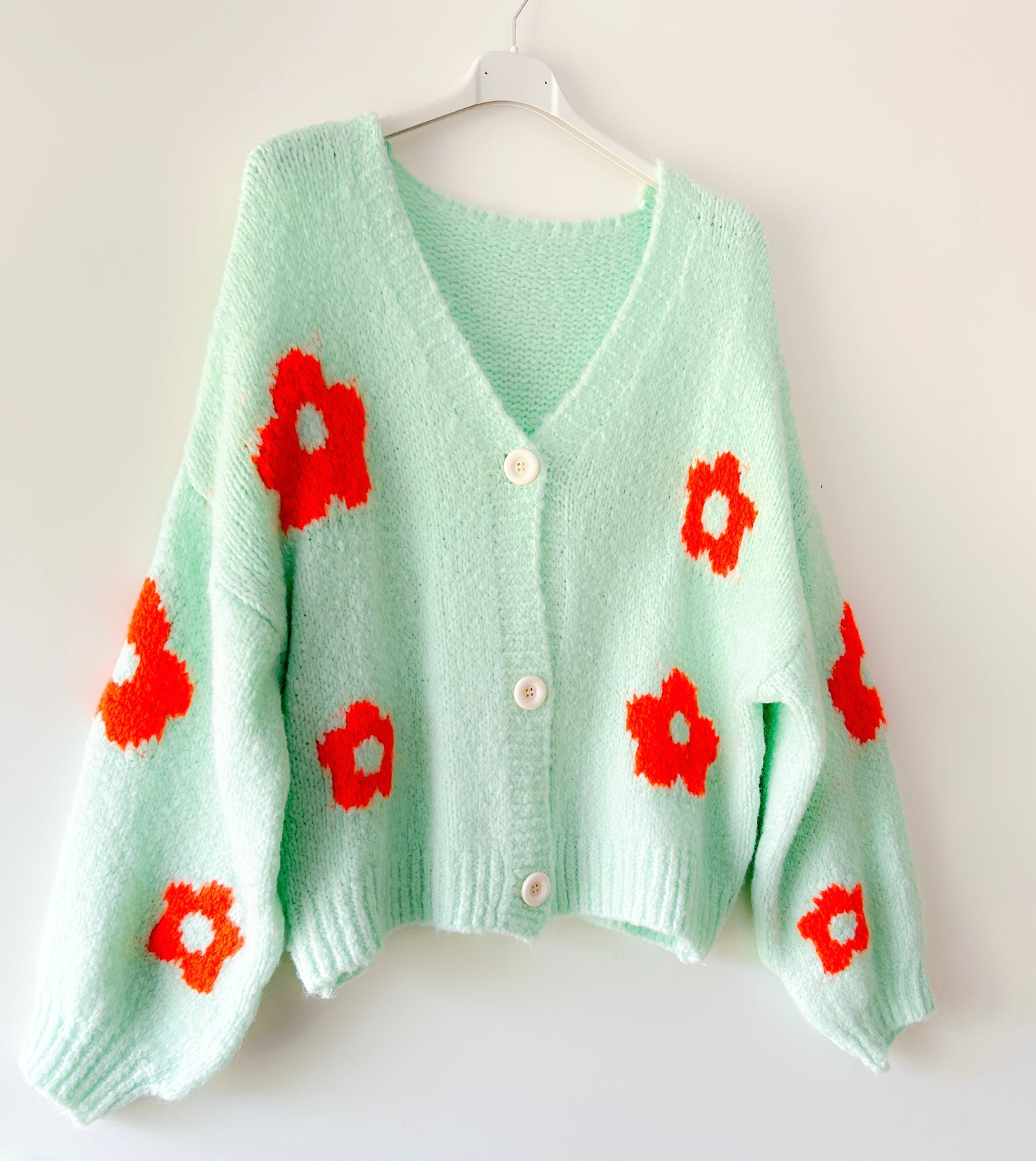 Vest - Flower mintgroen