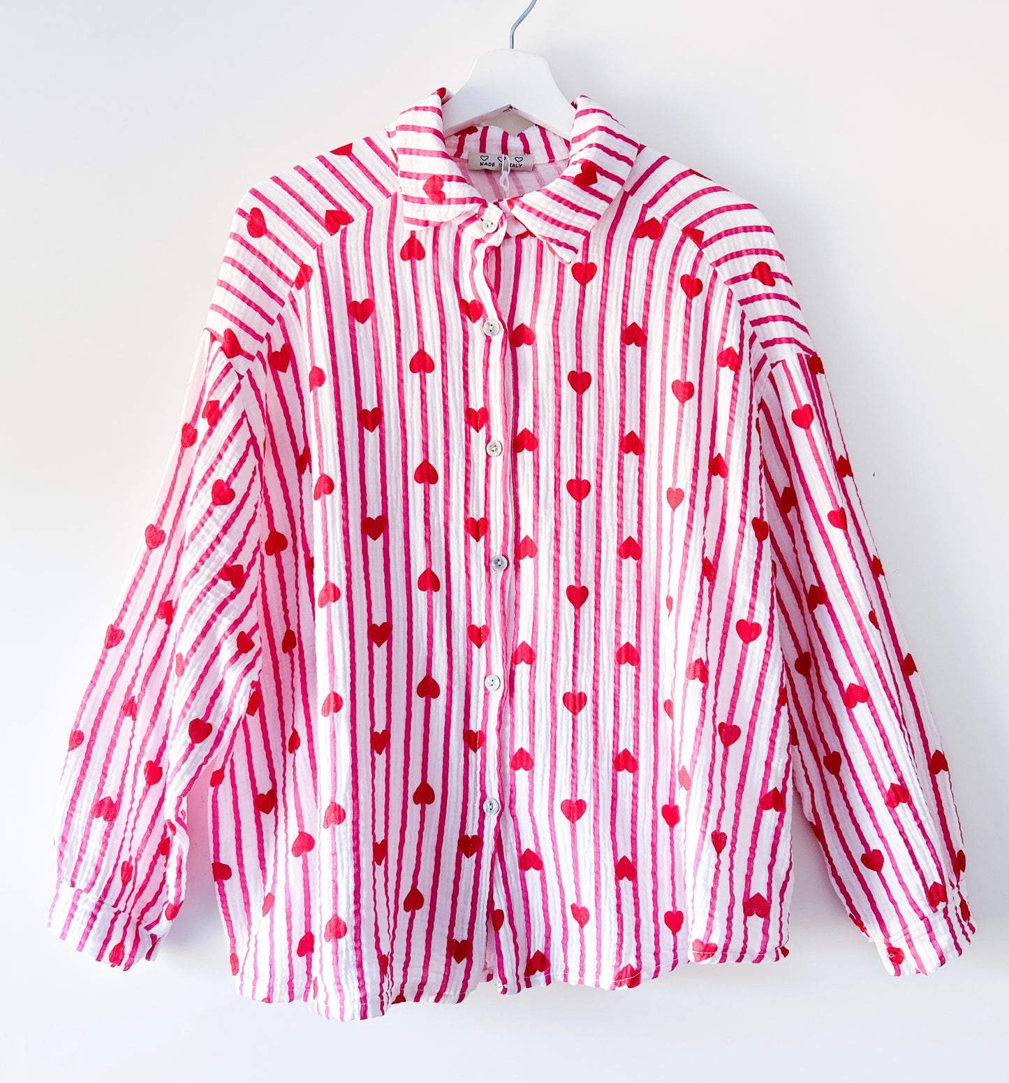 Blouse - Love March fuchsia/rood