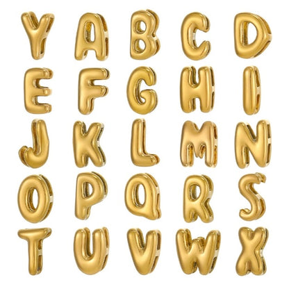 7 t/m 9 Bubble Letters - Naamketting