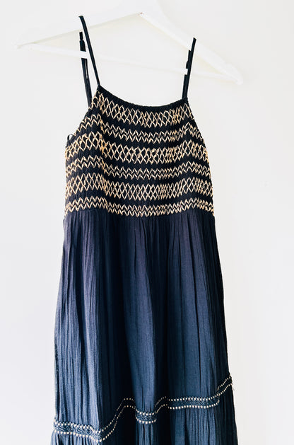 Robe longue bohème noire Zara