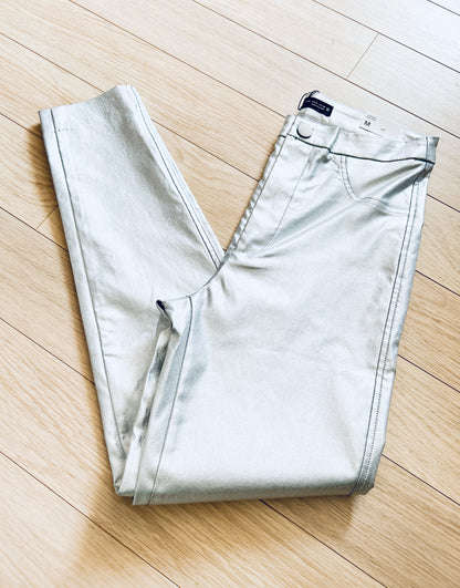 Pantalon argenté Zara