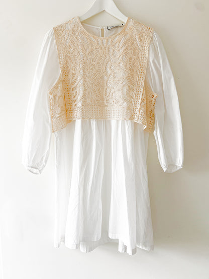 Crochet shirt dress Zara