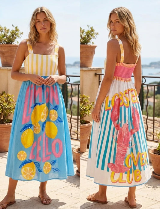 Jurk - Beach & Stripes