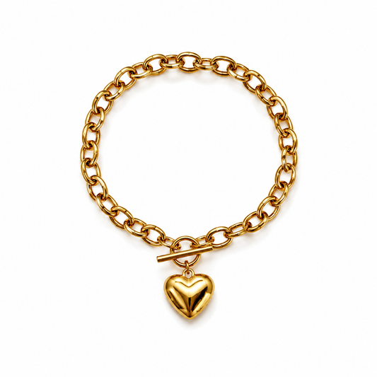 Amour heart armband