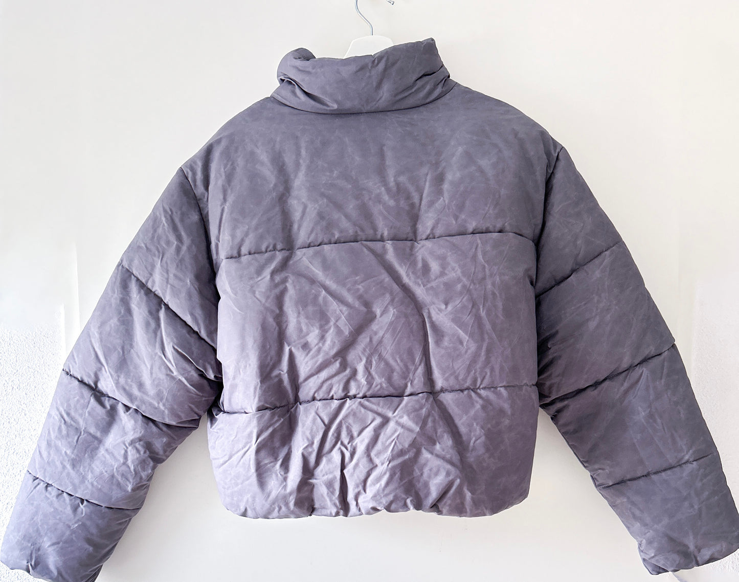 Veste matelassée grise Zara