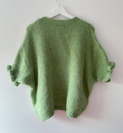 Trui - Madelief groen
