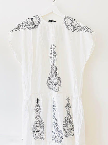 Asymmetrical long dress Zara