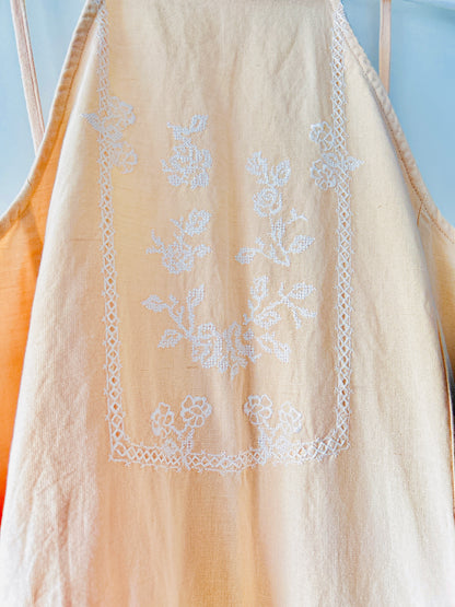 Pastel orange summer dress Zara