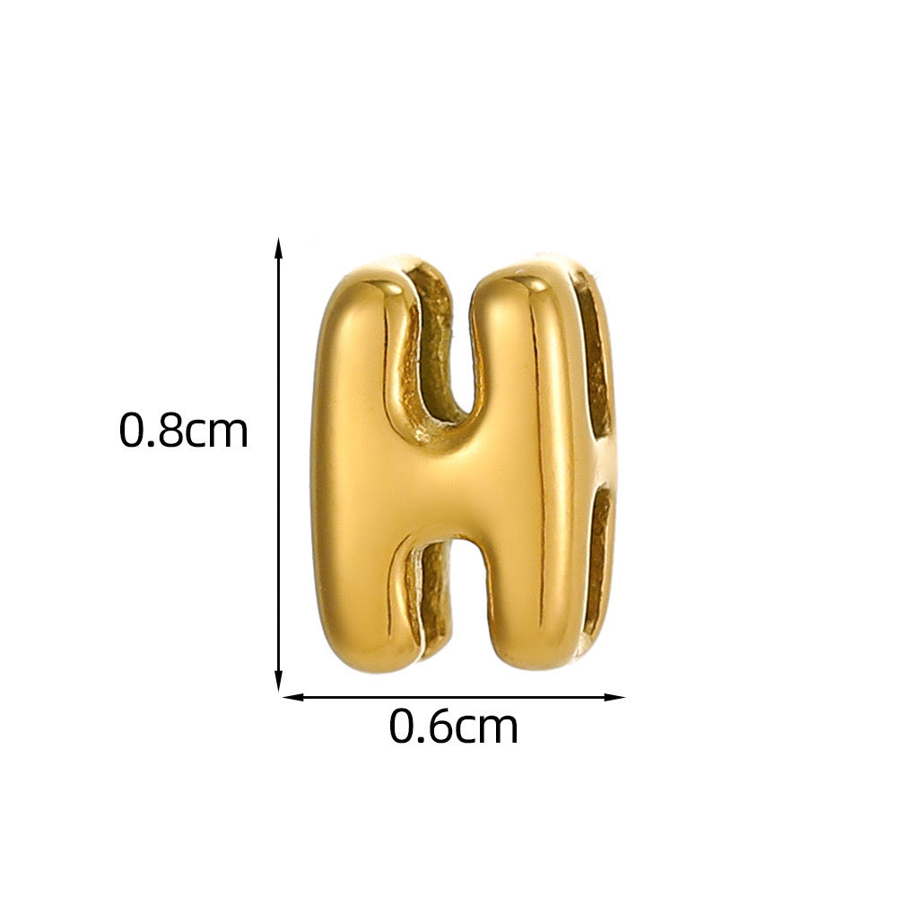 7 t/m 9 Bubble Letters - Naamketting