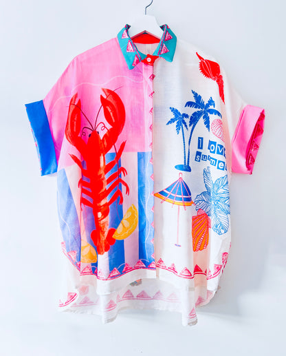 Blouse - Lobster
