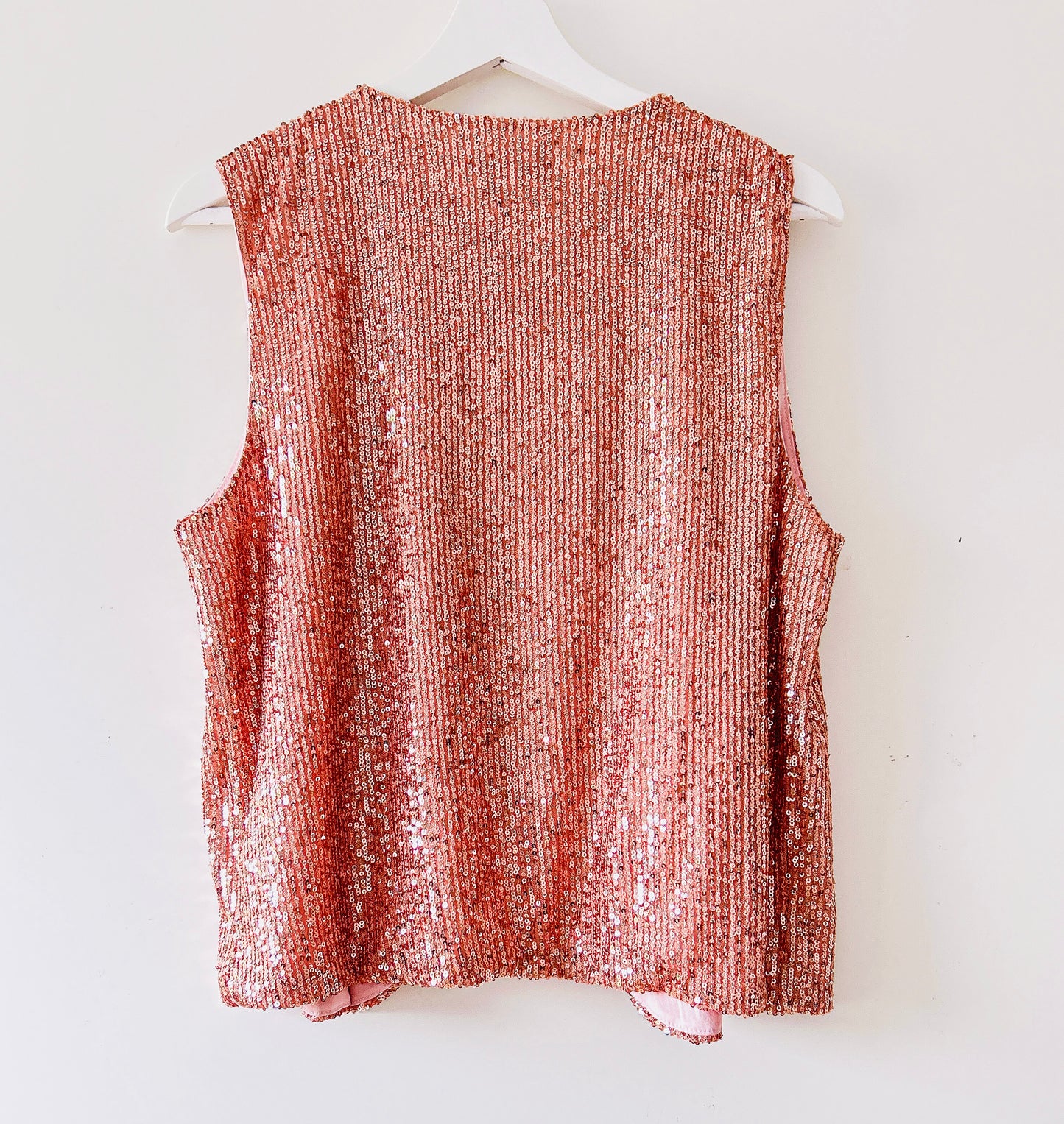Gilet - rosé pailletten