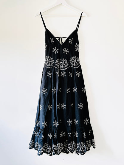 Zara embroidered dress