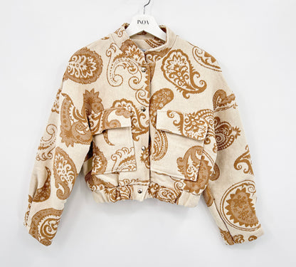 Blouson aviateur - Chloé beige