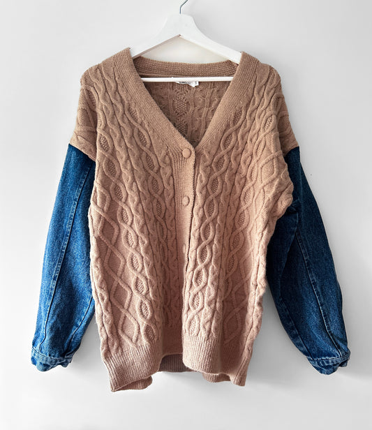 Knitted vest - Jackie beige