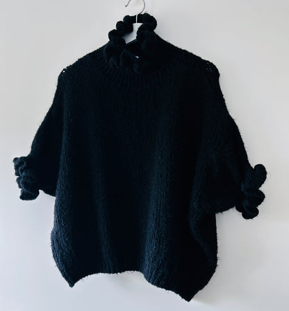 Knitted Sweater - Madelief black