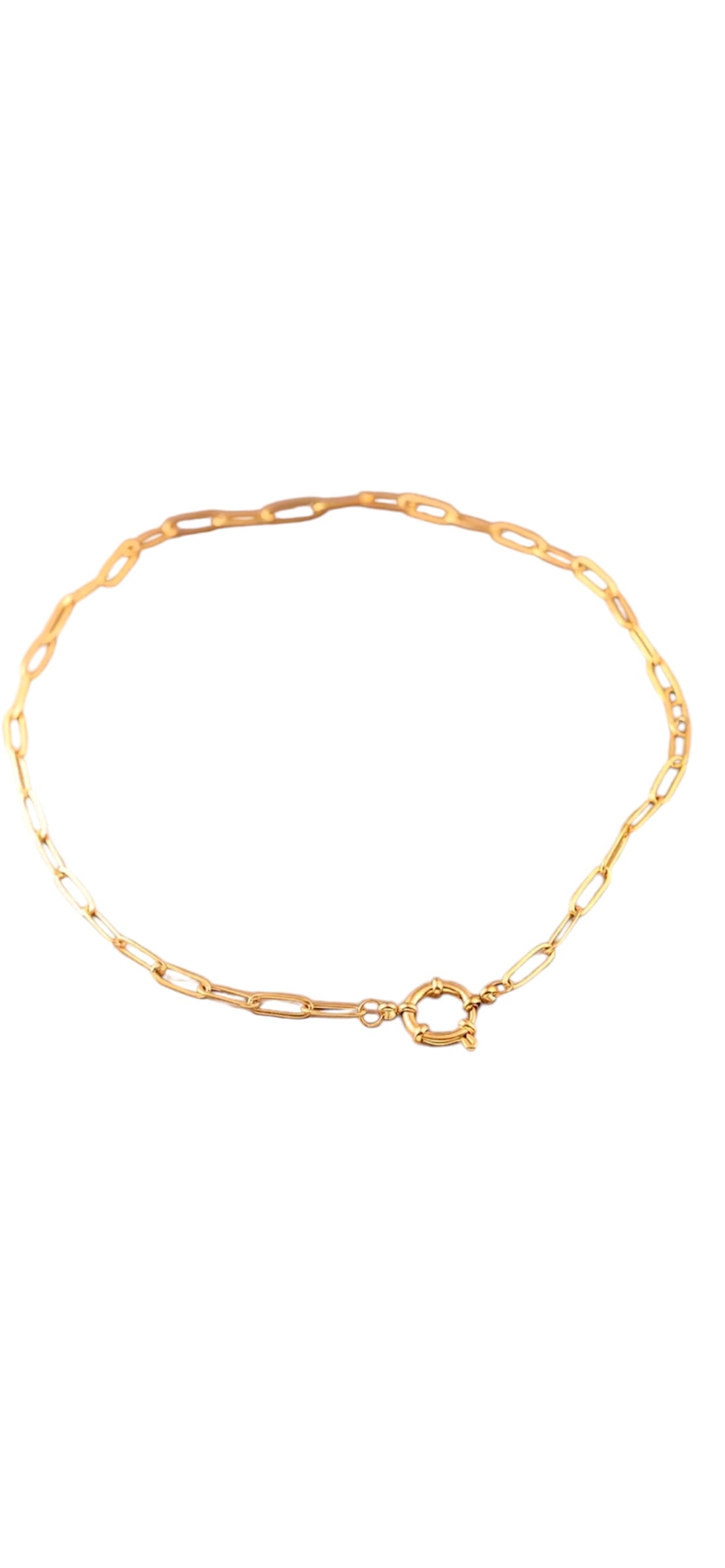 Stainless steel paperclip ketting
