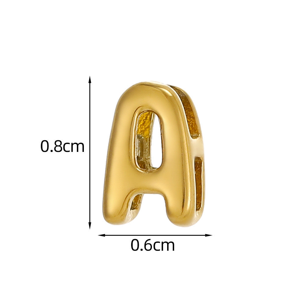 7 t/m 9 Bubble Letters - Naamketting