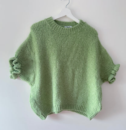 Trui - Madelief groen
