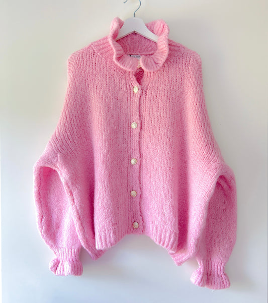 Knitted Vest - Juliette Pink
