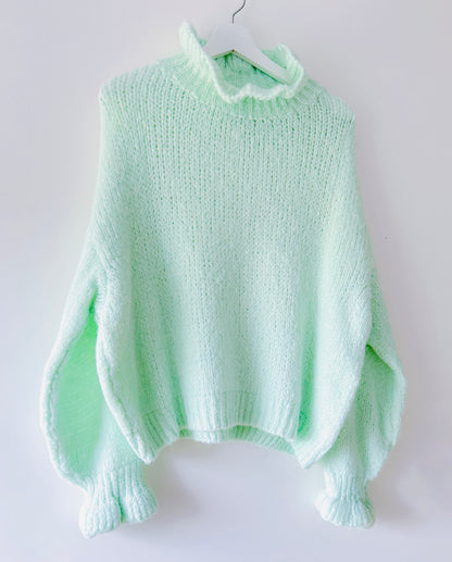 Trui - Rowan mintgroen