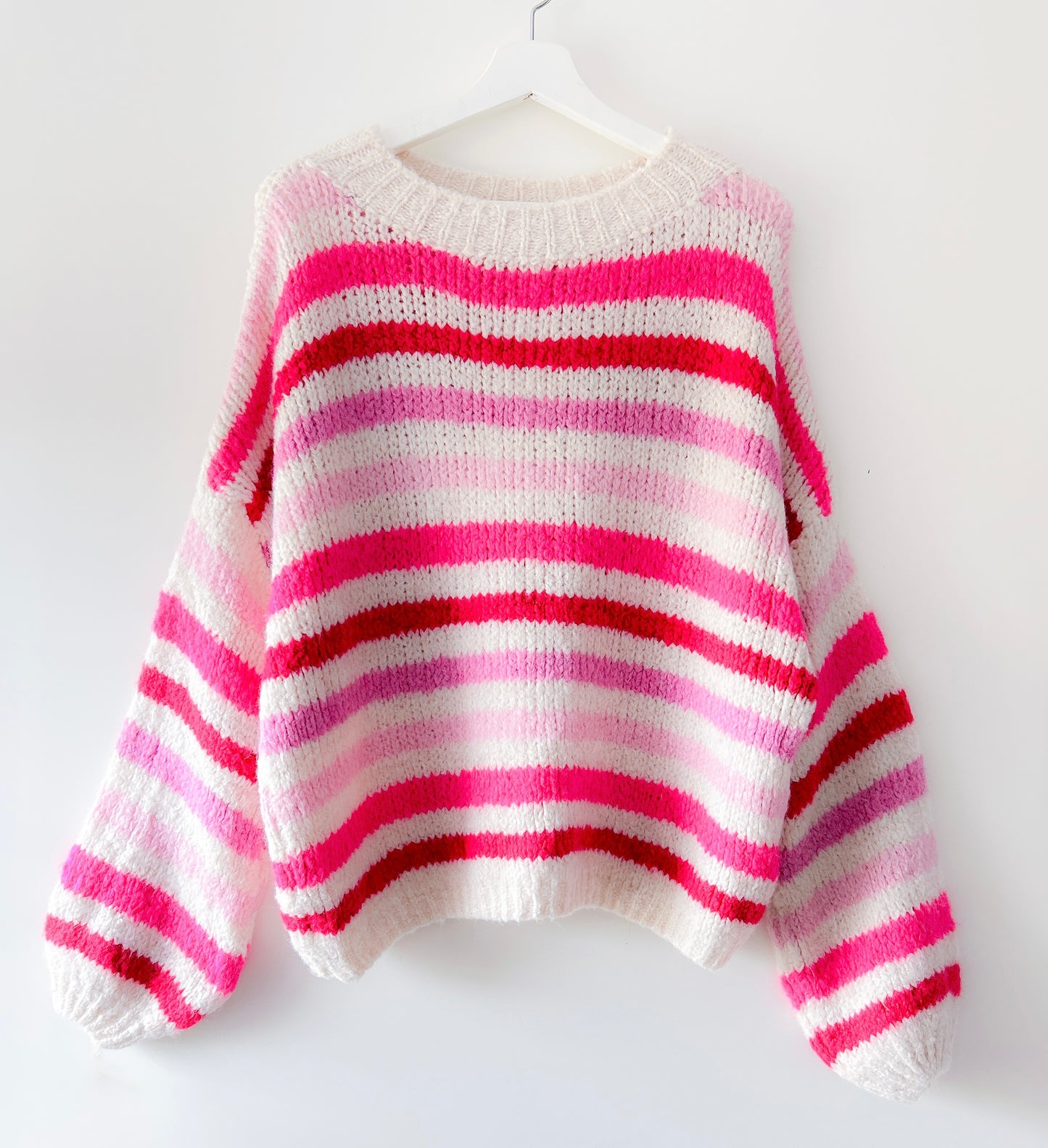 Trui - Loreen roze strepen