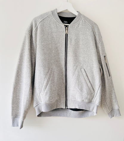 Cardigan sweat gris Zara