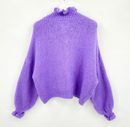 Vest - Ruffle chique paars