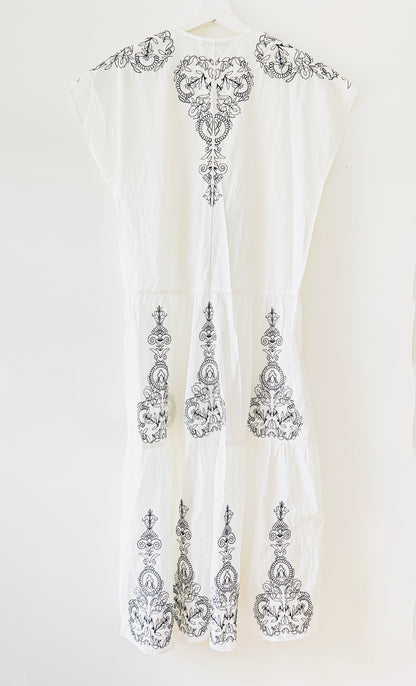 Asymmetrical long dress Zara