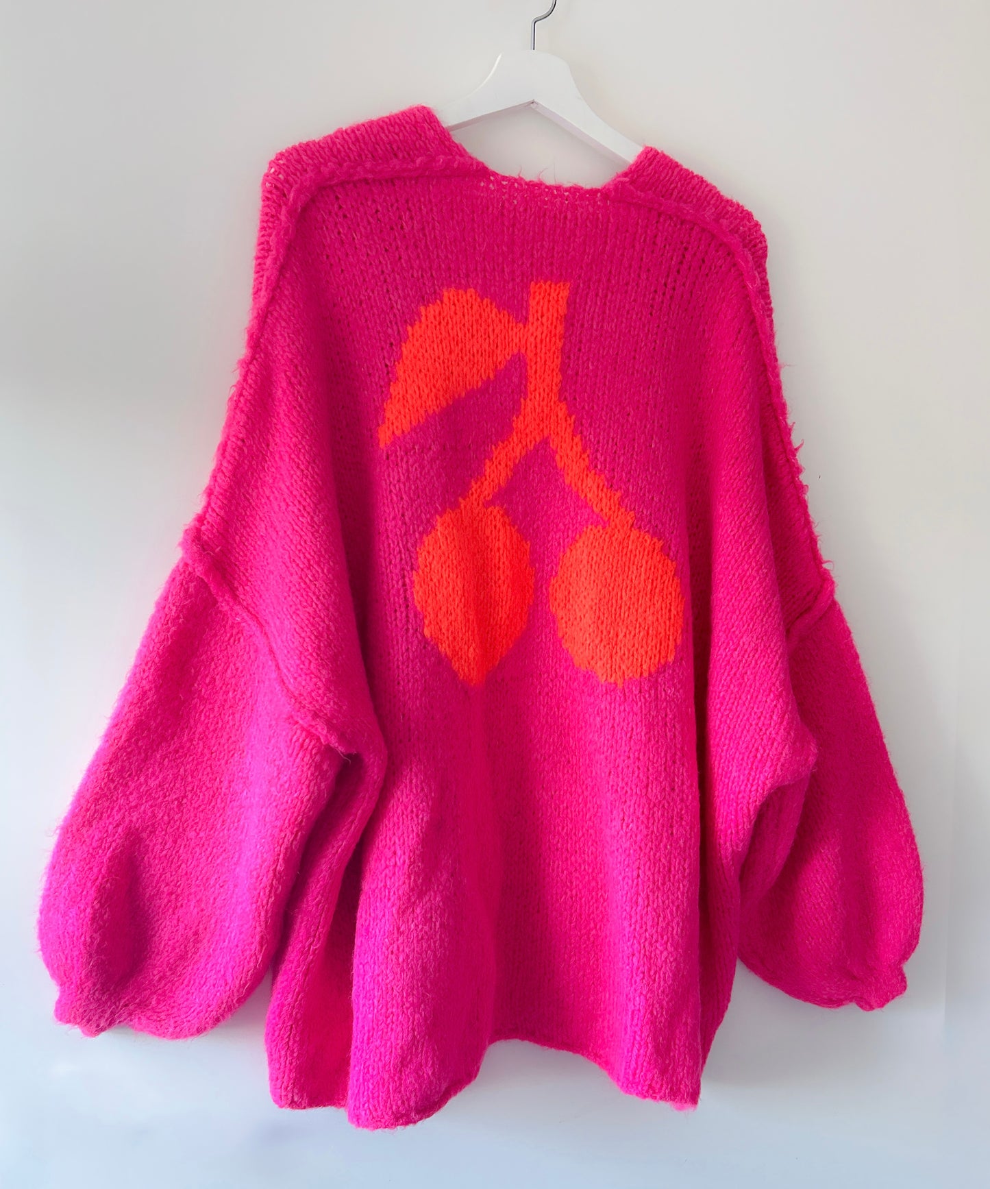 Vest - Lola kers fuchsia/oranje