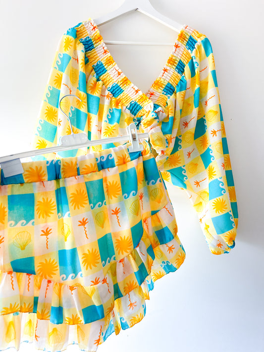 Tweedelige set - Ocean yellow