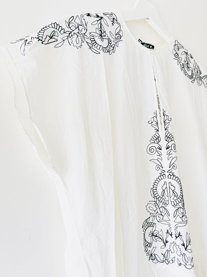 Asymmetrical long dress Zara