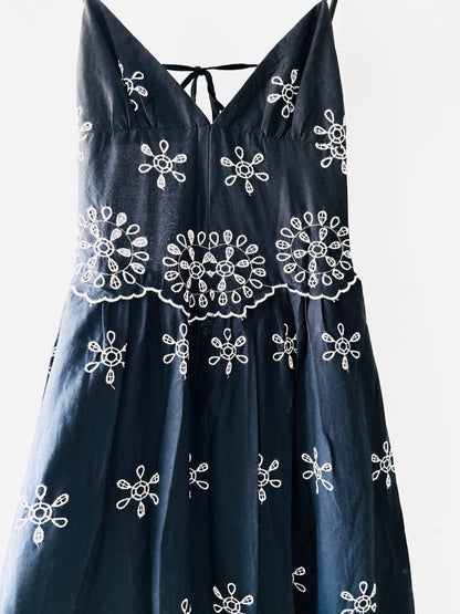 Zara embroidered dress