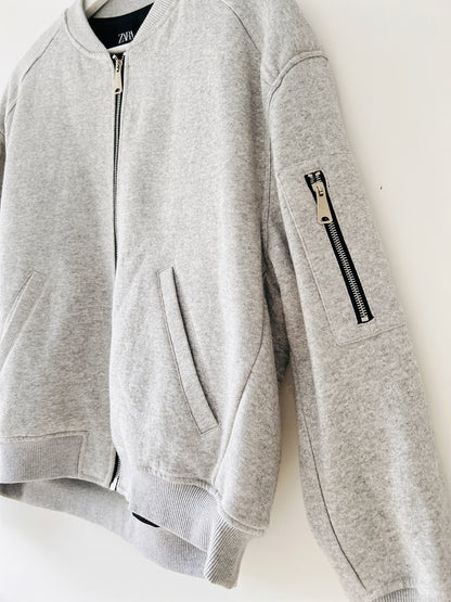 Cardigan sweat gris Zara