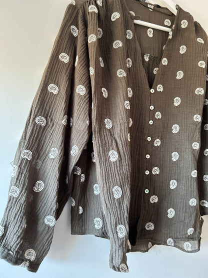 Geborduurde blouse Zara