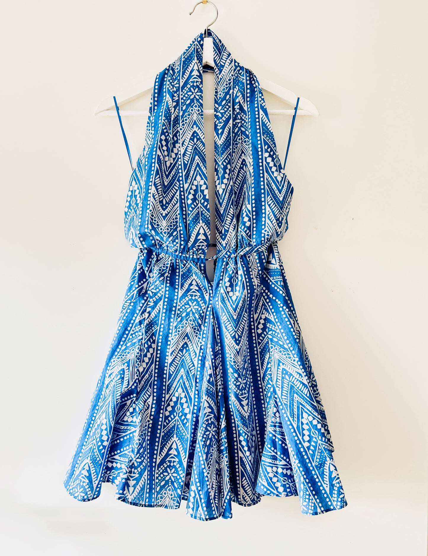 Mini-robe bleue Zara