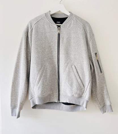 Cardigan sweat gris Zara