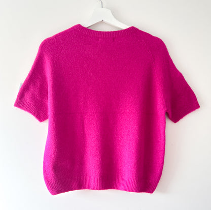 Knitted Sweater - Violet fuchsia
