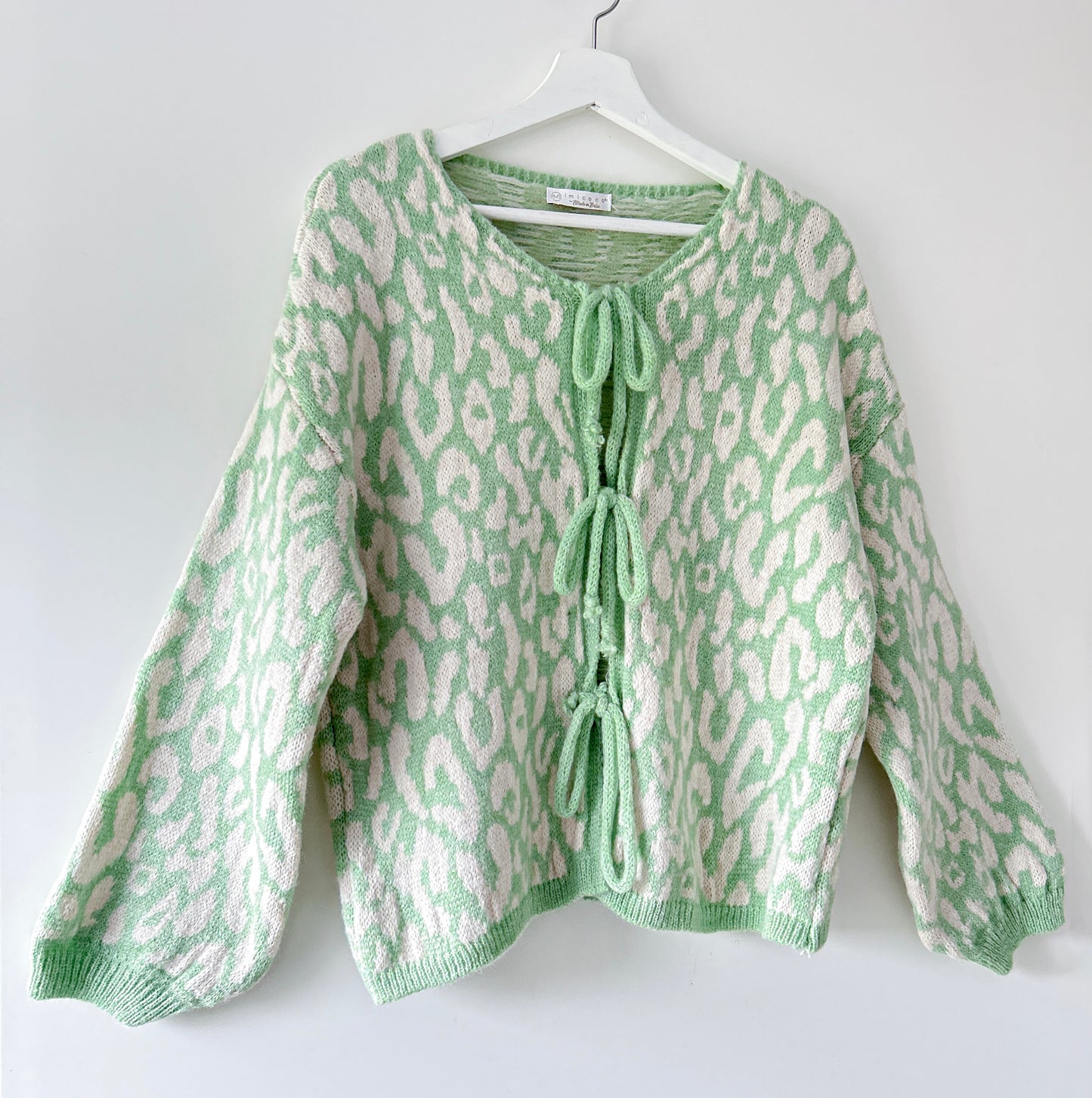 Vest - Giani Luipaard Mintgroen