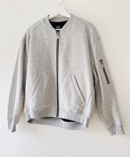 Cardigan sweat gris Zara