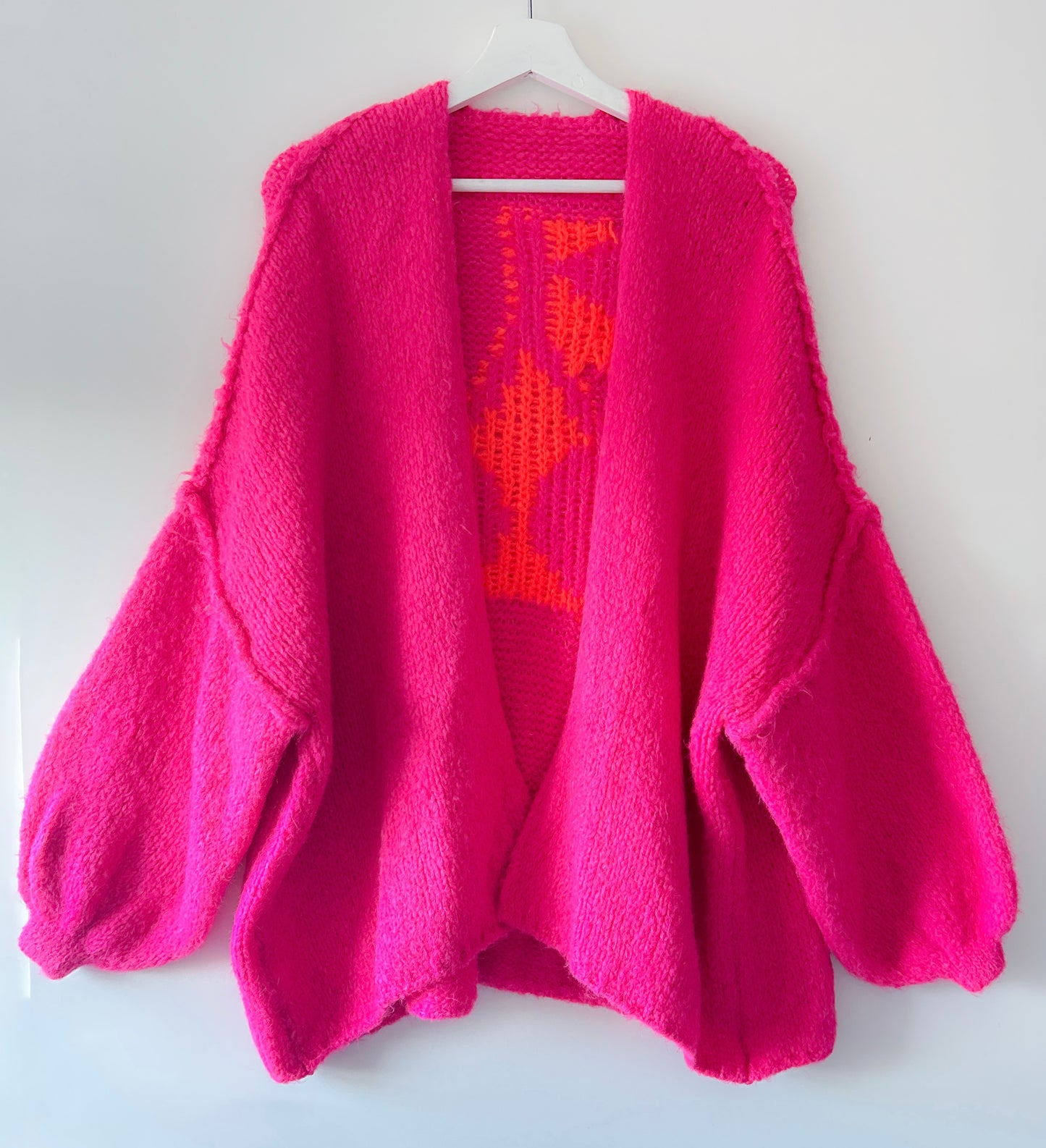 Vest - Lola kers fuchsia/oranje