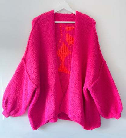 Vest - Lola kers fuchsia/oranje
