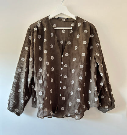 Geborduurde blouse Zara