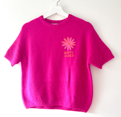 Knitted Sweater - Violet fuchsia