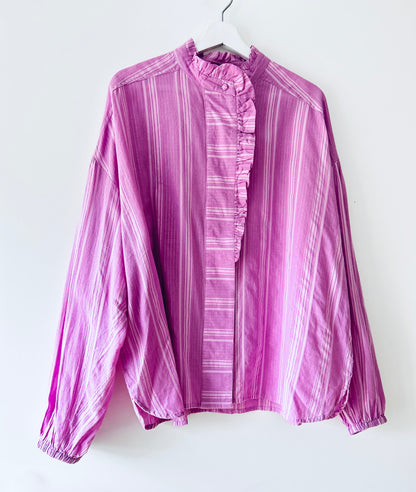 Blouse lilas avec fil lurex Shoeby