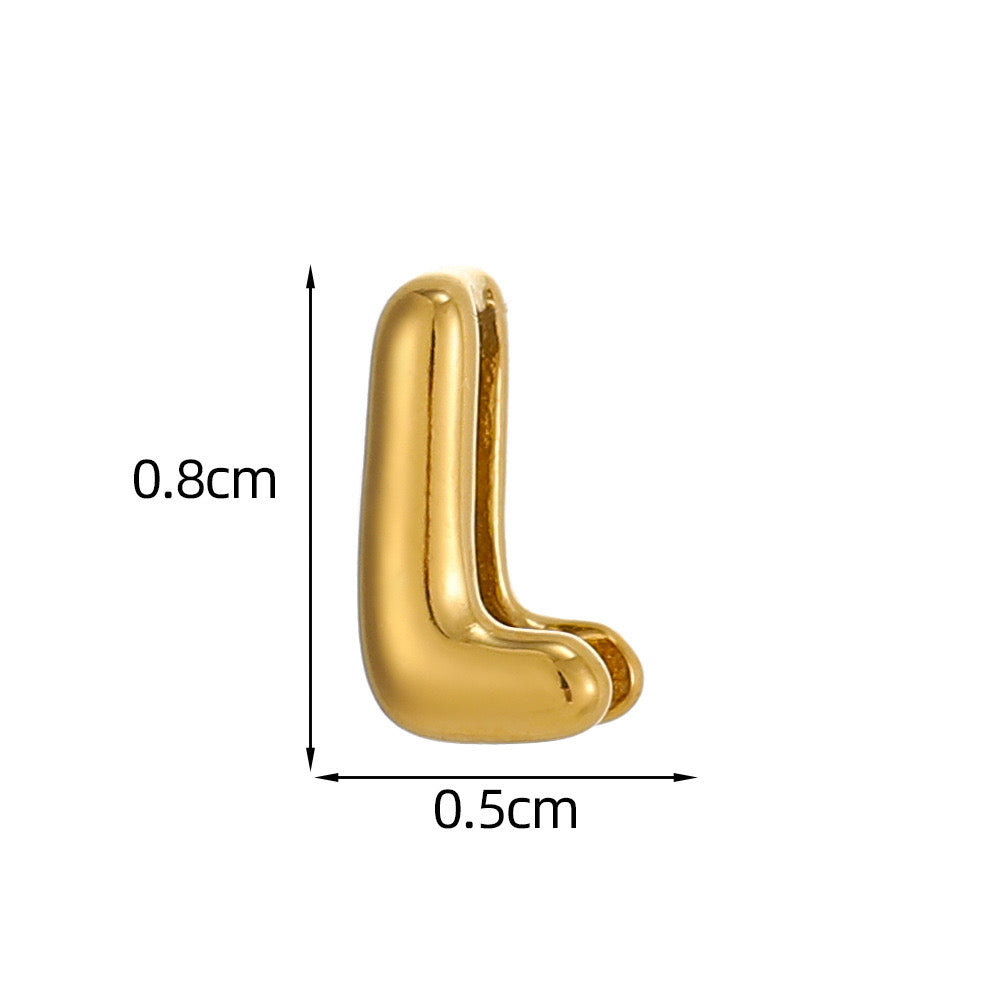 7 t/m 9 Bubble Letters - Naamketting