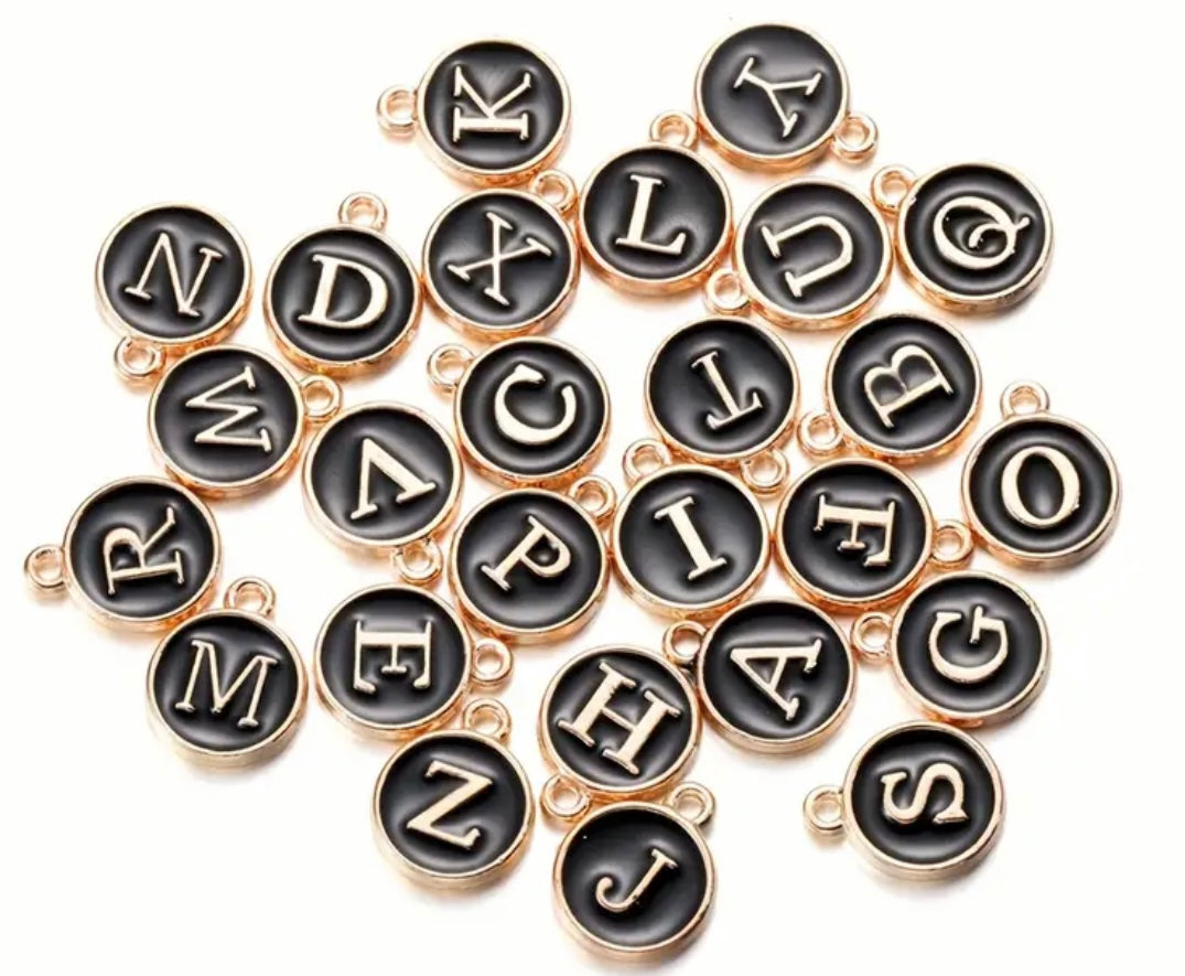 Letters dubbelzijdig - zwart