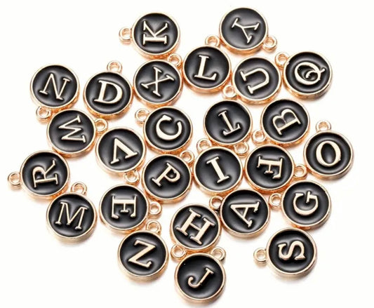 Letters dubbelzijdig - zwart