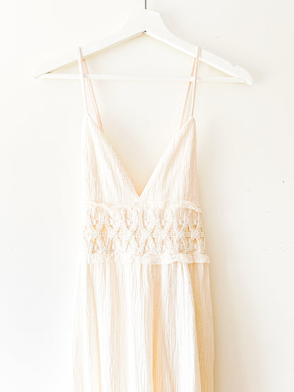 Robe longue asymétrique Zara